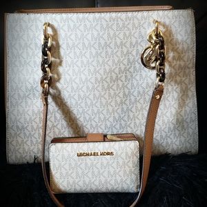 Michael Kors purse and wallet